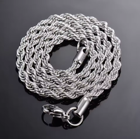 Sterling Silver Rope Chain